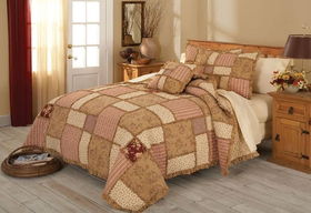 Isabelle Paisley King Quilt with 2 Shams