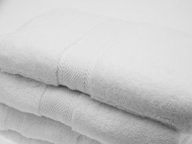 Combed Cotton Towel Set White