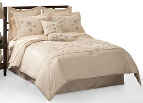 Lawsons Blue Cal. King Complete Bed and Window Set