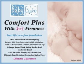 BABYLUXE MATTRESS 1750 COMFORT 2n1babyluxe 