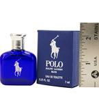 POLO BLUE by Ralph Lauren EDT .25 OZ MINIpolo 