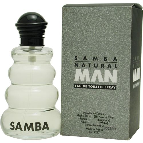 SAMBA NATURAL MAN by Perfumers Workshop EDT SPRAY 3.4 OZsamba 