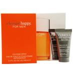HAPPY by Clinique COLOGNE SPRAY 3.4 OZ & FACE SCRUB 1 OZ (TRAVEL OFFER)happy 