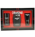 DRAKKAR NOIR by Guy Laroche EDT SPRAY 3.4 OZ & AFTERSHAVE BALM 1.7 OZ & DEODORANT STICK 2.6 OZdrakkar 