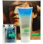 UNITED COLORS OF BENETTON by Benetton EDT SPRAY 2.5 OZ & SHOWER GEL 6.7 OZunited 