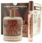 212 SEXY by Carolina Herrera EDT SPRAY .34 OZ MINI & AFTERSHAVE 2.5 OZ