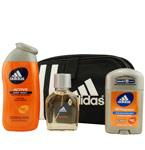 ADIDAS SPORT FEVER by Adidas EDT SPRAY 1.7 OZ & BODY WASH 8.4 OZ & DEODORANT STICK 2 OZ & TOILETRY BAGadidas 