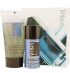 AZZARO VISIT by Azzaro ALL OVER SHAMPOO 1.7 OZ & DEODORANT STICK ALCOHOL FREE .7 OZazzaro 