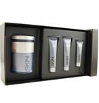 BOSS by Hugo Boss SKIN TREATMENT SET WITH INSTANT MOISTURE GEL 1.6 OZ & SMOOTHING FACE SCRUB .5 OZ & REVIVING EYE GEL .23 OZ & REFRESHING FACE WASH .5 OZboss 