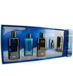 COOL WATER by Davidoff EDT SPRAY 4.2 OZ & AFTERSHAVE BALM 2.5 OZ & SHOWER GEL 6.7 OZ & DEODORANT STICK EXTREMELY MILD 2.4 OZ & EDT .17 OZ MINIwater 