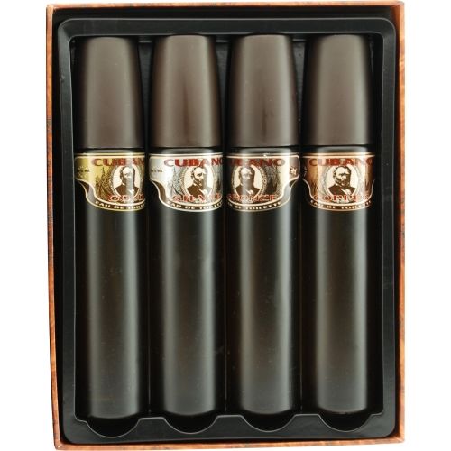CUBANO VARIETY by Cubano 4 PIECE VARIETY WITH CUBANO GOLD, SILVER, BRONZE & COPPER - EACH EDT SPRAY 2 OZcubano 
