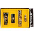 ED HARDY by Christian Audigier EDT SPRAY 3.4 OZ & HAIR AND BODY WASH 3 OZ & ALCOHOL FREE DEODORANT STICK 2.75 OZ & EDT SPRAY .25 OZ MINIhardy 