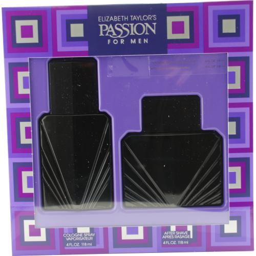 PASSION by Elizabeth Taylor COLOGNE SPRAY 4 OZ & AFTERSHAVE 4 OZpassion 