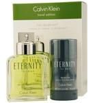 ETERNITY by Calvin Klein EDT SPRAY 3.4 OZ  WITH FREE DEODORANT STICK 2.6 OZ (TRAVEL OFFER)eternity 