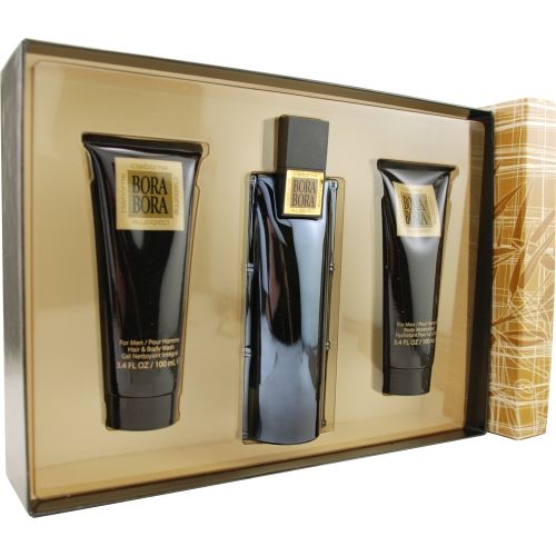 BORA BORA by Liz Claiborne COLOGNE SPRAY 3.4 OZ & HAIR AND BODY WASH 3.4 OZ & BODY LOTION 3.4 OZbora 