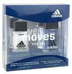 ADIDAS MOVES by Adidas EDT SPRAY 1.7 OZ & AFTERSHAVE BALM 1 OZadidas 