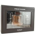 ATMAN SPIRIT OF MAN by Phat Farm EDT SPRAY 3.4 OZ & AFTERSHAVE BALM 2.5 OZ & DEODORANT STICK 2.6 OZatman 