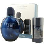 OBSESSION NIGHT by Calvin Klein EDT SPRAY 4.2 OZ & DEODORANT STICK 2.5 OZ (TRAVEL OFFER)obsession 