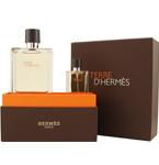 TERRE D'HERMES by Hermes EDT SPRAY 3.4 OZ & EDT SPRAY .42 OZ MINIterre 