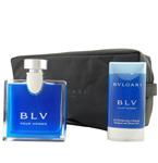 BVLGARI BLV by Bvlgari EDT SPRAY 1.7 OZ & SHAMPOO AND SHOWER GEL 2.5 OZ & TOILETRY CASEbvlgari 