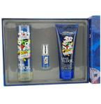 ED HARDY LOVE & LUCK by Christian Audigier EDT SPRAY 3.4 OZ & HAIR AND BODY WASH 6.7 OZ & EDT SPRAY .25 OZ MINIhardy 
