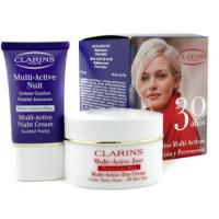 Clarins by Clarins Multi-Active Set: Day Cream 50ml + Night Cream 15ml--2pcsclarins 