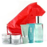 CLINIQUE by Clinique Travel Set: Turnaround Concen. 15ml+ Ltn 2 60ml+ City Block 15ml+ Day Crm 15ml+ Night Crm 15ml--5pcs+1bag