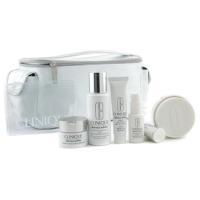 CLINIQUE by Clinique Derma White Set: Ltn 50ml + Crm 15ml + Essc. 9ml + City Blk. 15ml + Moist. Bar 30g + Cotton Pad + Ba--6pcs+1bag