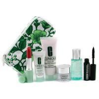 CLINIQUE by Clinique Repairwear Set: Cleanser 50ml + Ltn 2 30ml + Night Crm 15ml + Conc. 15ml + Lipstick + Mascara 4g + B--6pcs+1bag