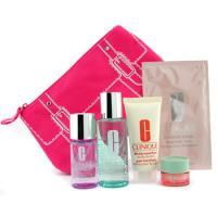 CLINIQUE by Clinique Travel Set: Make Up Remover + Lotion 2 + Eye Cream + Mask + Body Butter + Bag--5pcs+1bag