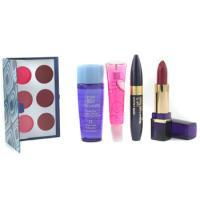 ESTEE LAUDER by Estee Lauder Travel Set: Eye M/U Remr. 30ml + Pure Pops 7ml + Electric Lipcreme + Lash XL Masc.+Lip Palette + Bag--5pcs+1bagestee 