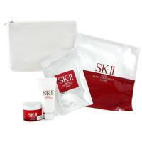 SK II by SK II Travel Set: FT Clns + Adv. Signs Trt 15g + FT Mask + Signs Dual Trt Mask + Bag 82029623--4pcs+1bagtravel 