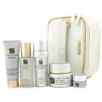 ESTEE LAUDER by Estee Lauder Re-Nutriv Ultimate Luxuries Set: Foam Cleanser 50ml + Lotion 50ml + Cream 50ml + Serum 30ml + Eye Cream 15ml + Mirror + Bag--6pcs+1bagestee 