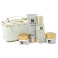 ESTEE LAUDER by Estee Lauder *DNURe-Nutriv Luxury Traveler: Foam Cleanser + Lotion + Cream + Eye Cream + Pearl White Bag--4pcs+1bagestee 