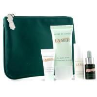 La Mer by LA MER Travel Set: Lotion 5ml + Serum 5ml + Hand Cream 7ml + Body Lotion 30ml--4pcs+1bagmer 