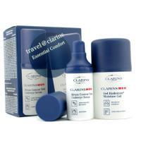 Clarins by Clarins Men Travel Set: Moisture Gel 50ml + Undereye Serum 20ml--2pcsclarins 