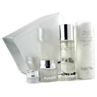 La Prairie by La Prairie Nighttime Luxuries Set: Cellular Cleansing Water + Night Repair Cream + Eye Contour Cream + Make Up--4pcsprairie 