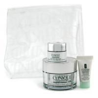 CLINIQUE by Clinique Repairwear Set: Night Cream 50ml + Serum 7ml + Eye Cream 7ml + Bag--3pcs+1bag