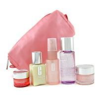 CLINIQUE by Clinique Travel Set: Moisture Surge Spray + Moisture Surge Cream + Makeup Remover + DDML + All About Eyes--5pcs+1bagclinique 