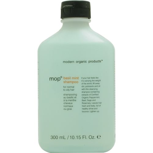 MOP by Modern Organics BASIL MINT SHAMPOO FOR NORMAL TO OILY HAIR 10.1 OZmop 