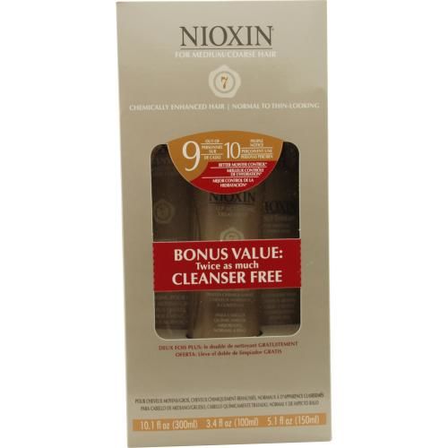 NIOXIN by Nioxin SET-3 PIECE MAINTENANCE KIT SYSTEM 7 WITH CLEANSER 10.1 OZ & SCALP THERAPY 5.1 OZ & SCALP TREATMENT 3.4 OZnioxin 