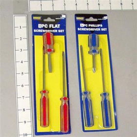 3Pc Screwdriver Set assorted Case Pack 72screwdriver 