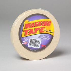 Masking Tape 3/4 Inch x 60 Yds Case Pack 48