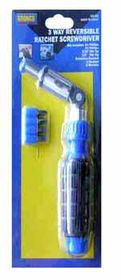 3 Way Ratchet Screwdriver Case Pack 72ratchet 