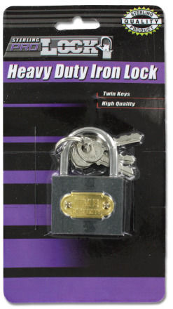 40MM LONG GREY IRON LOCK Case Pack 144long 