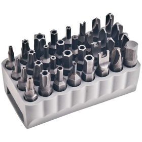 32-PC TAMPERPROOF BIT SETtamperproof 