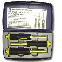PUNCH SET 3PC BRASS W/SOFT RUBBER GRIPpunch 