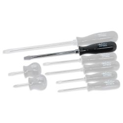 SCREWDRIVER SLOTTED 6IN. BLACKscrewdriver 