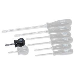 SCREWDRIVER SLOTTED STUBBY GREENscrewdriver 