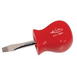 SCREWDRIVER SLOTTED STUBBY REDscrewdriver 